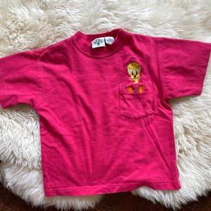 1995 vintage Tweety Bird Acme Kids Warner Bros Tee